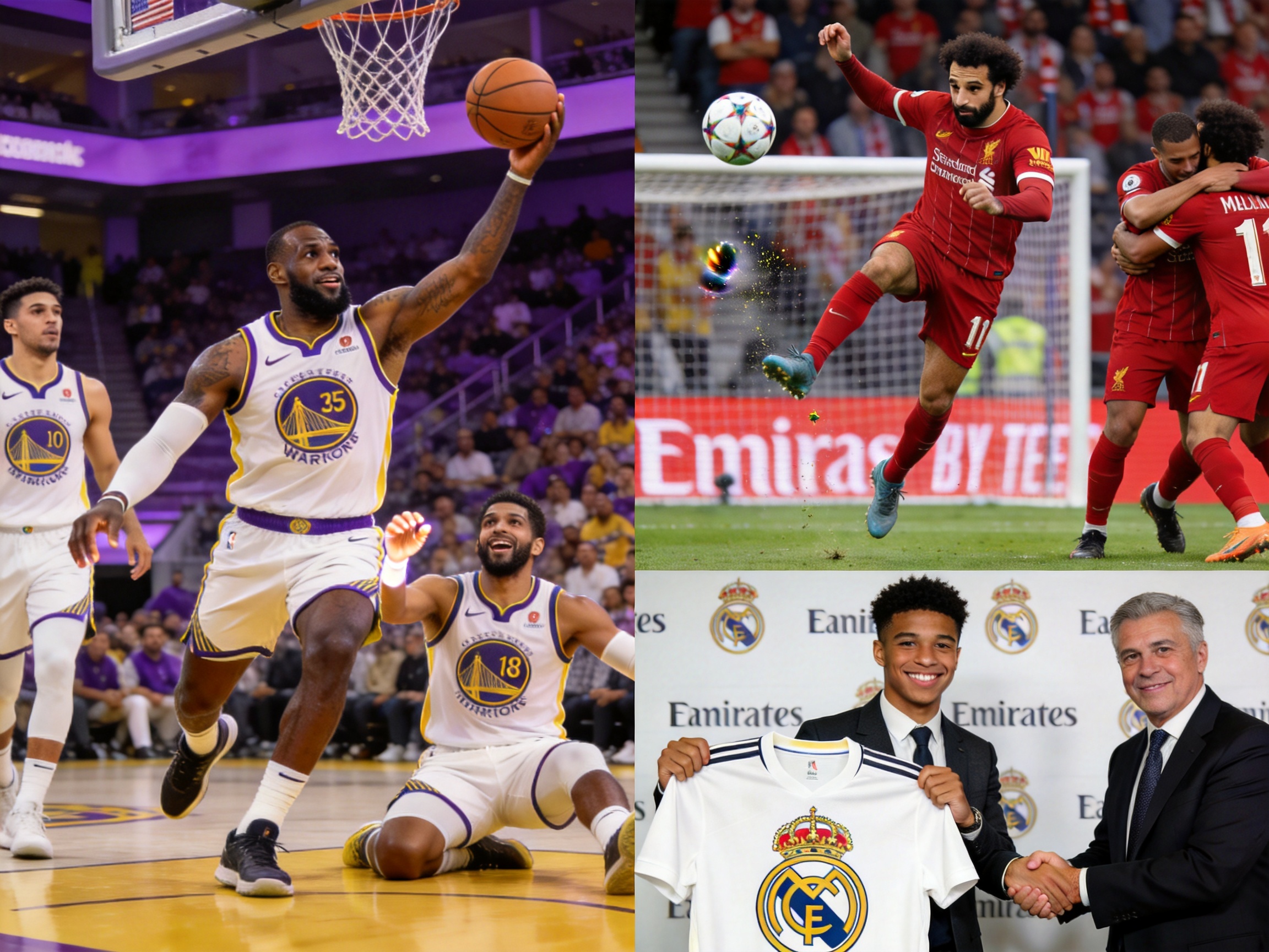 NBA常规赛 湖人vs勇士